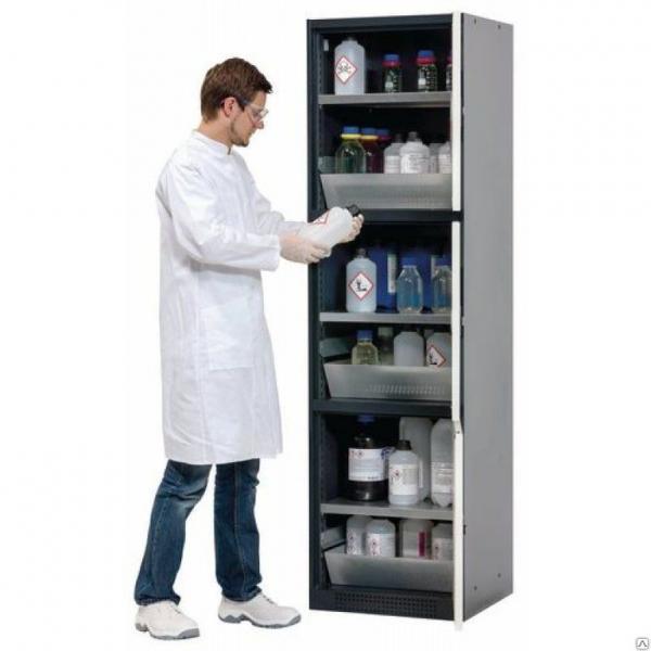 Шкаф комбинированный типа 63-3 с 3 отделениями с 1 полкой и 1 поддоном